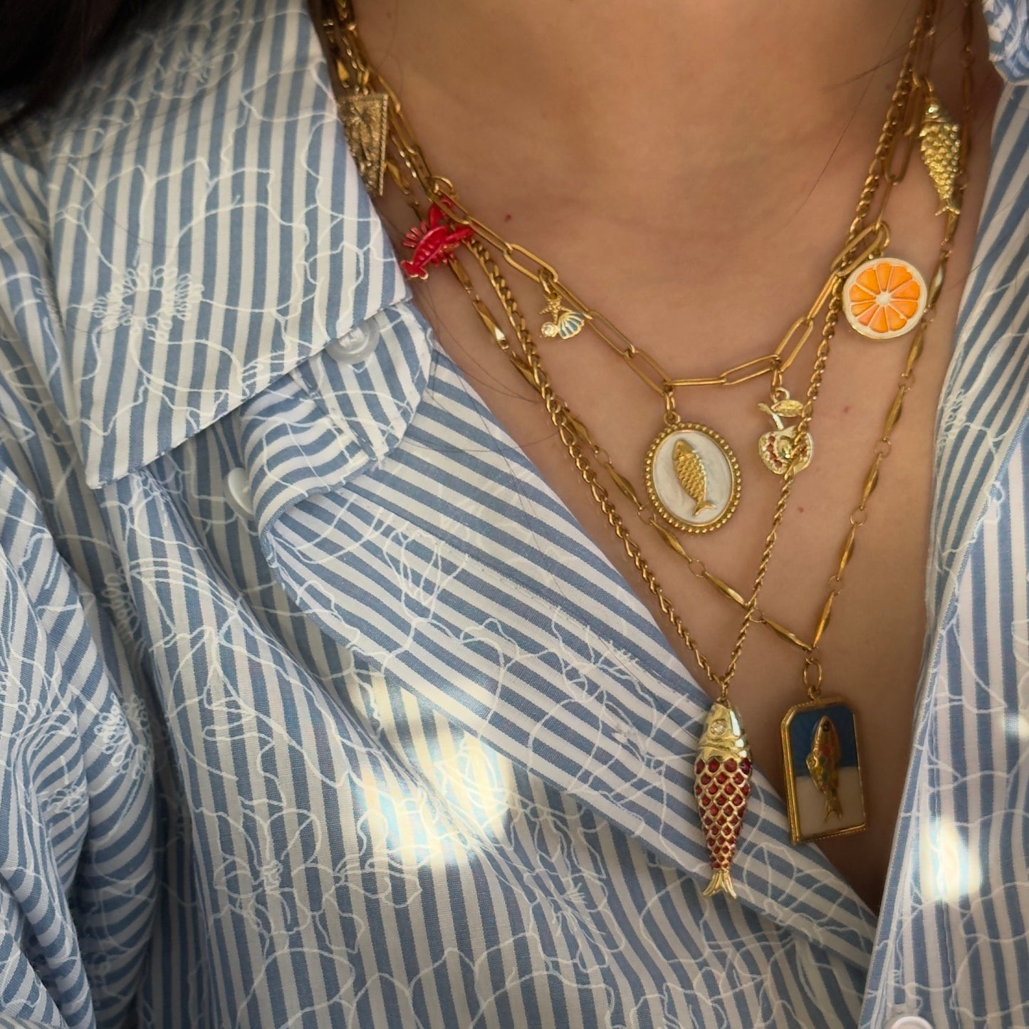 Tropical Fish Necklace