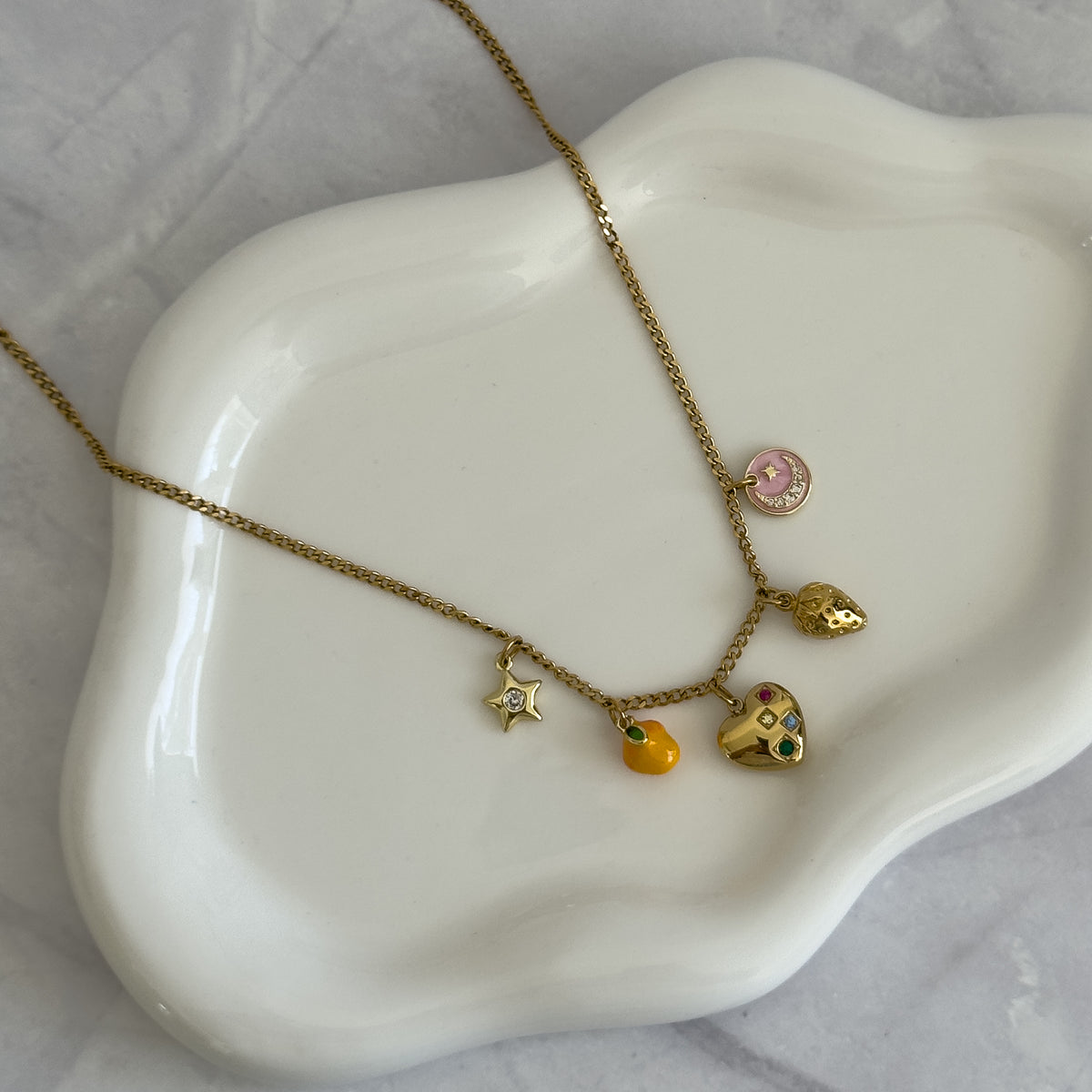 Mango Rosé Necklace
