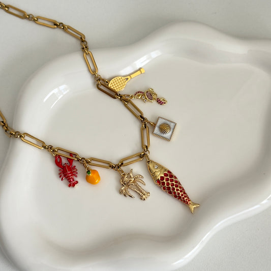 Mango Sunset Necklace